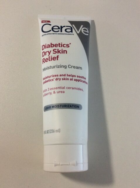 2 Cerave Diabetic Dry Skin Relief Moisturizing Cream 8 Oz ...