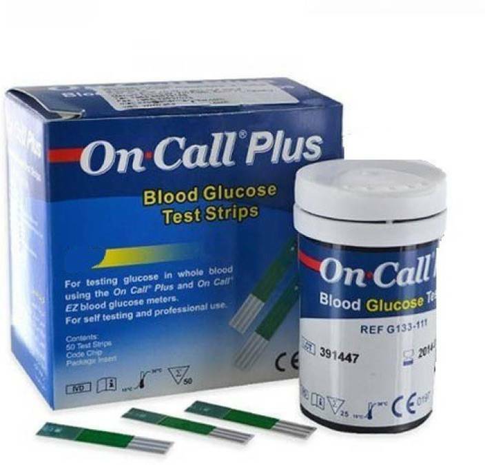 50 ON CALL PLUS DIABETIC TEST STRIPS (EXP Apr. 2020) FREE SHIPPING ...