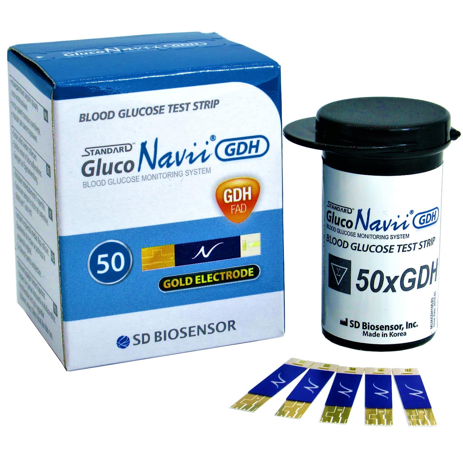 50 x GlucoNavii Blood Glucose Test Strips