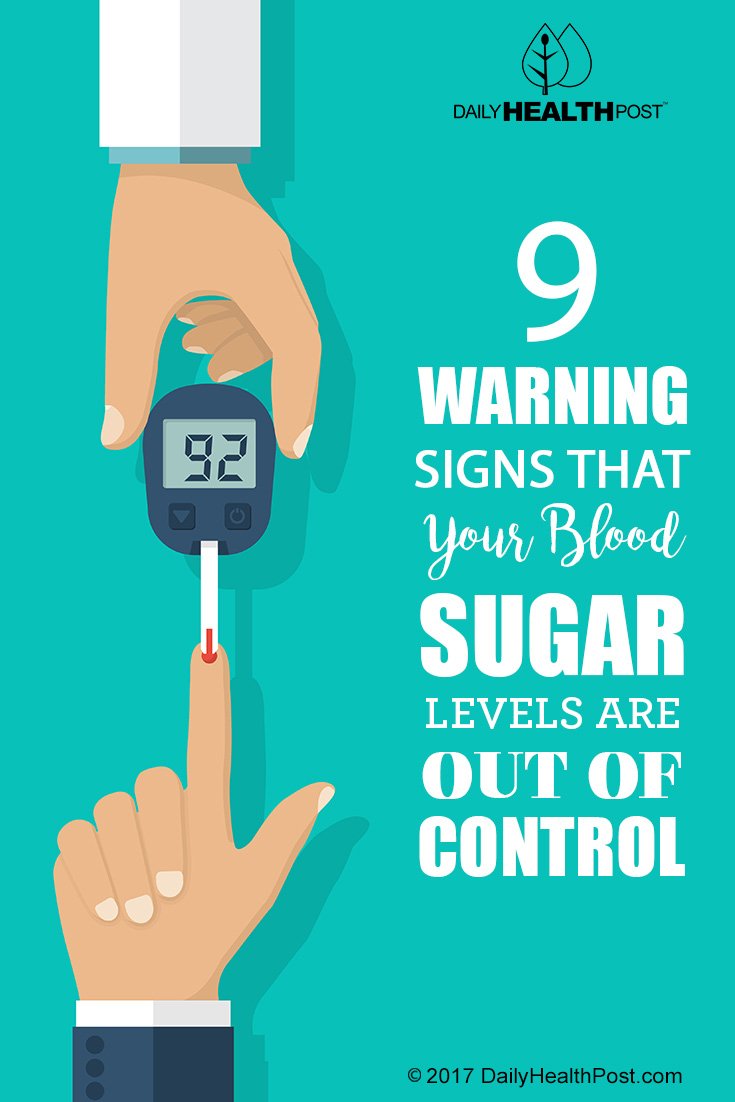 9 Warning Signs That Your Blood Sugar Levels Are High