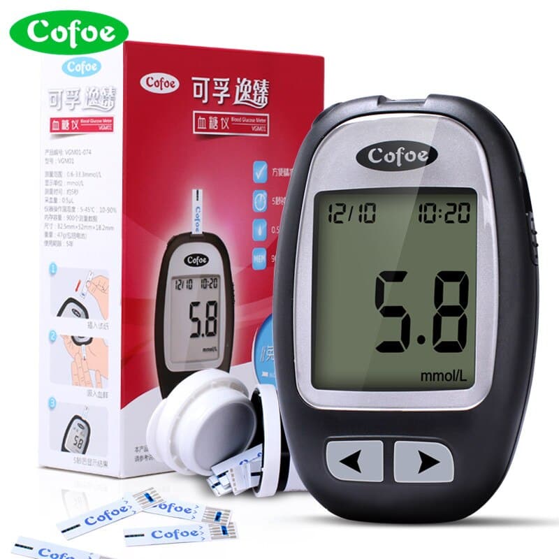 Aliexpress.com : Buy Yizhen Free Code Blood Glucose Meter with Test ...