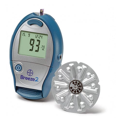 Bayer Breeze 2 Blood Glucose Meter Kit