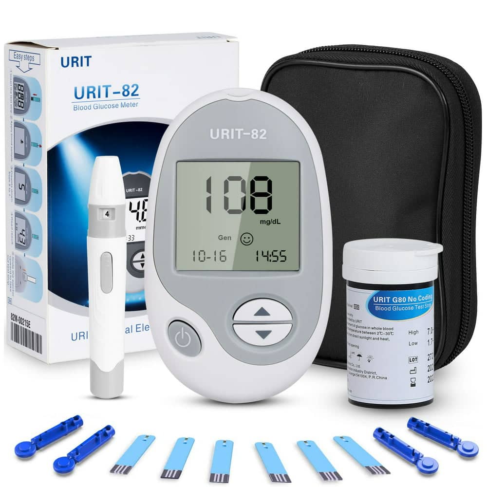 Blood Glucose Meter, Blood Sugar Monitor Kit, Diabetes Testing Kit ...