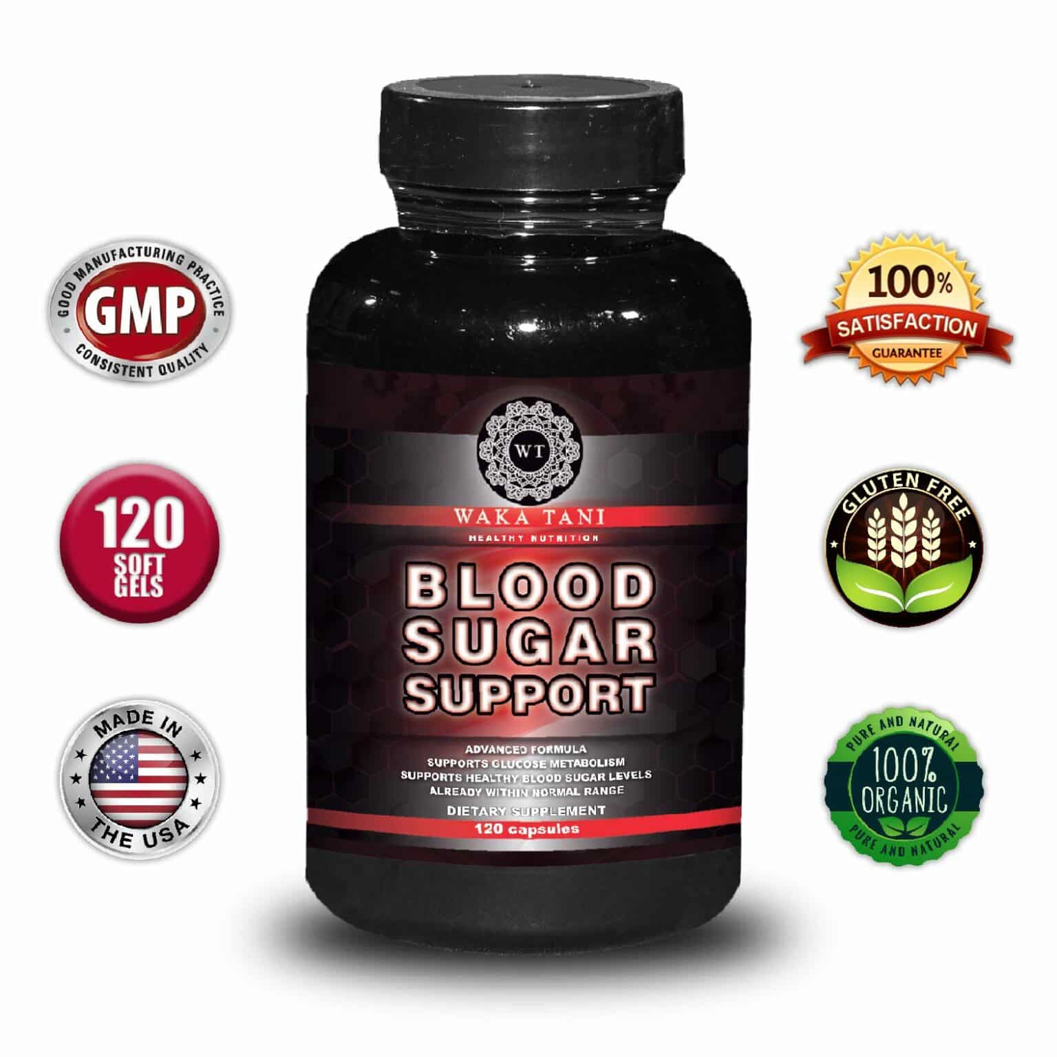 Blood Sugar Support Supplement with 7 Essential Vitamins and Minerals ...
