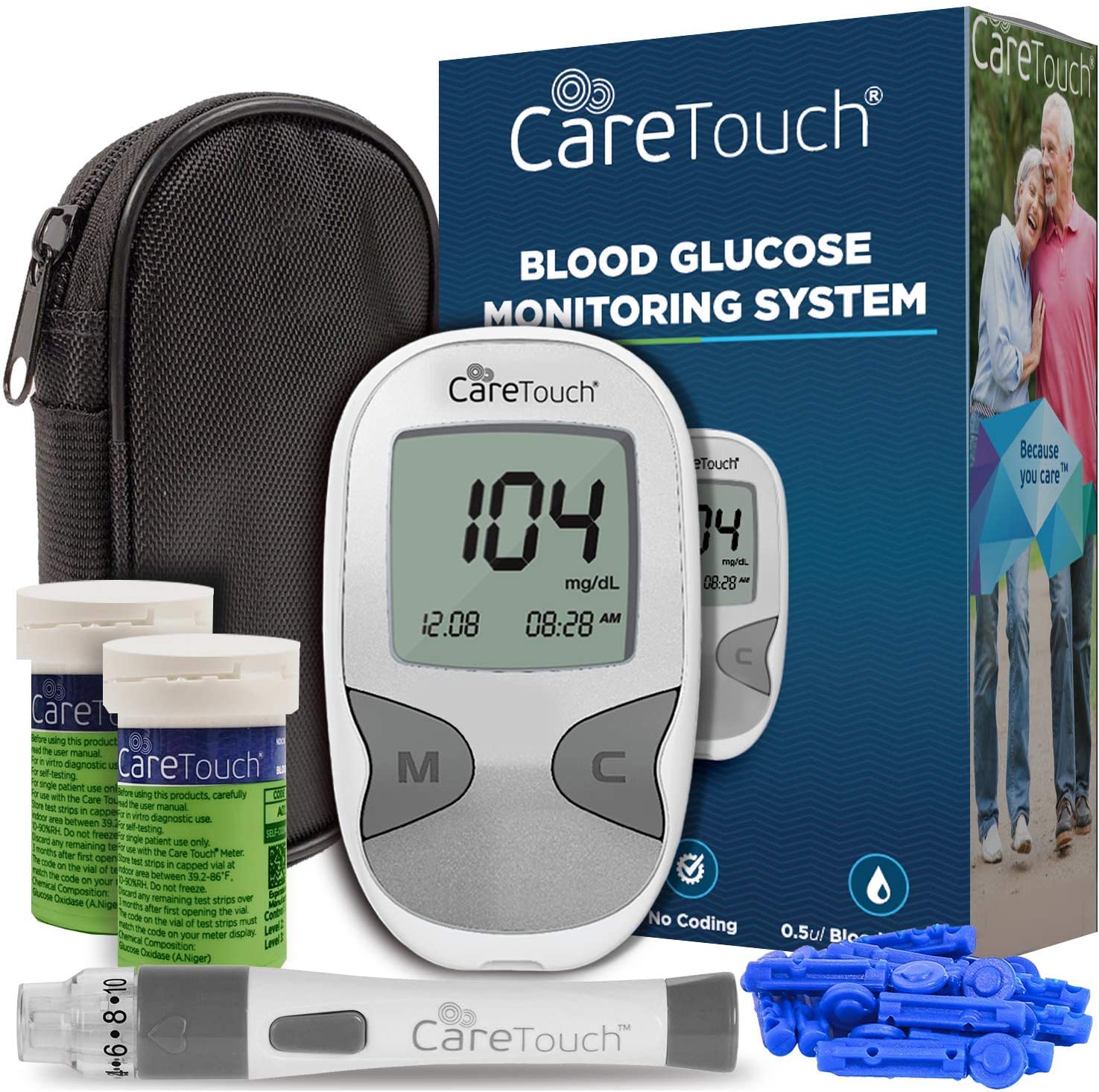 Care Touch Diabetes Testing Kit  Care Touch Blood Glucose ...