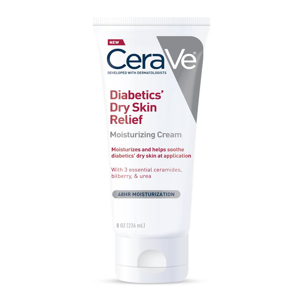 CeraVe Diabetics Moisturizing Cream for Dry Skin, 8 oz ...