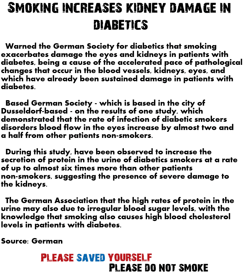 Cigarette smoking and diabetes type 2