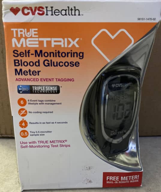 CVS Health True Metrix Self Monitoring Blood Glucose Meter for sale ...