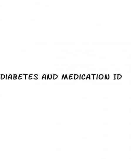 Diabetes And Medication Id