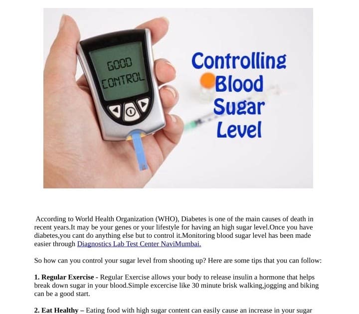 Diabetes Preventive: will walking lower my blood sugar