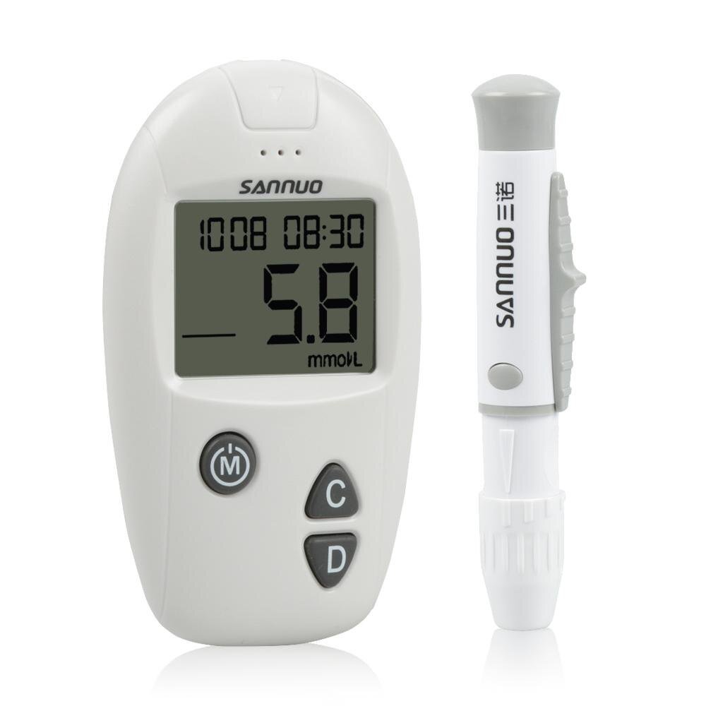 Electronic Glucometer Digital Handheld Blood Glucose Monitor Health ...