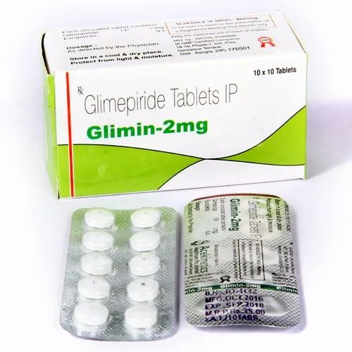 Glimipride 1 Mg Metformin 500 Mg Tablets For Hospital, Rs 400 /box