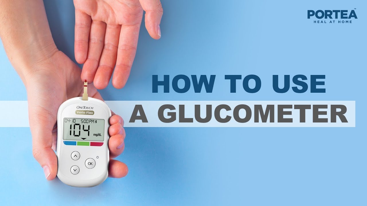 How To Check Blood Glucose Level At Your Home Using A Digital ...