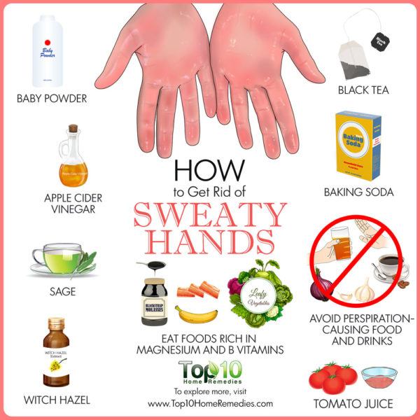 How to Stop Sweaty Hands