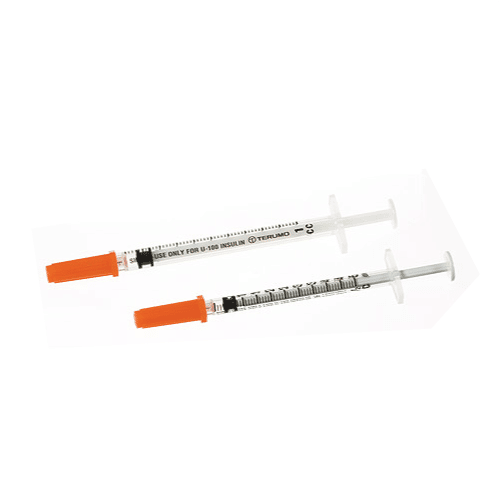 Insulin Syringes 1/2 cc 29G 1/2"  12.7mm (100 count)