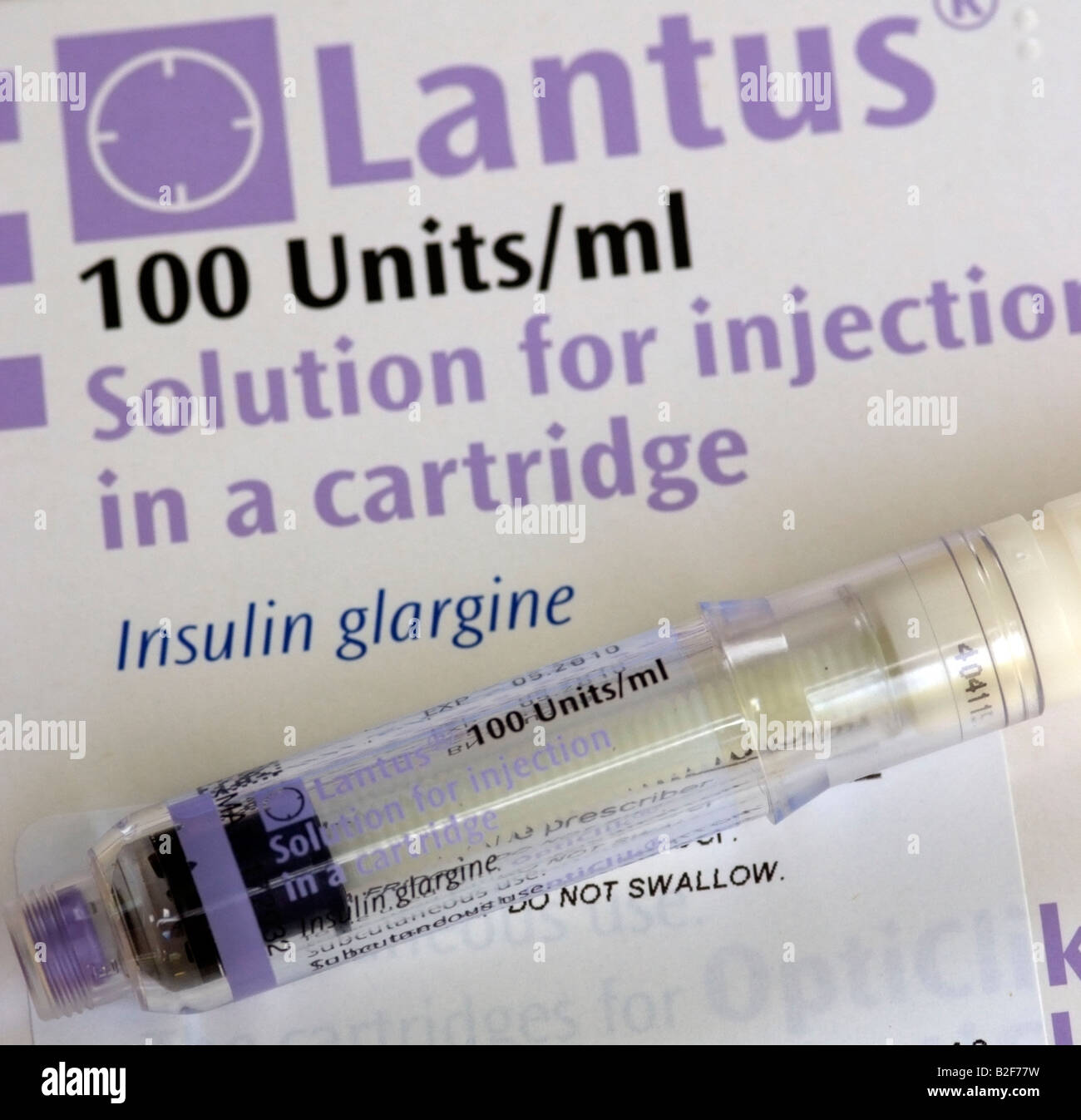 Lantus Insulin glargine injection soloution used by diabetic patient ...