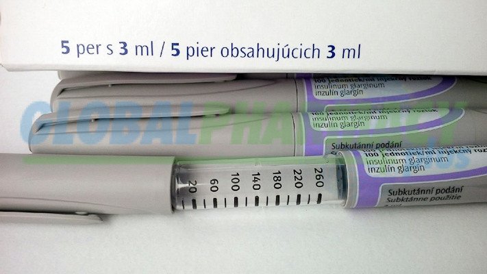 Lantus SoloStar Pens (Insulin Glargine) 100 IU/ml, 5 x