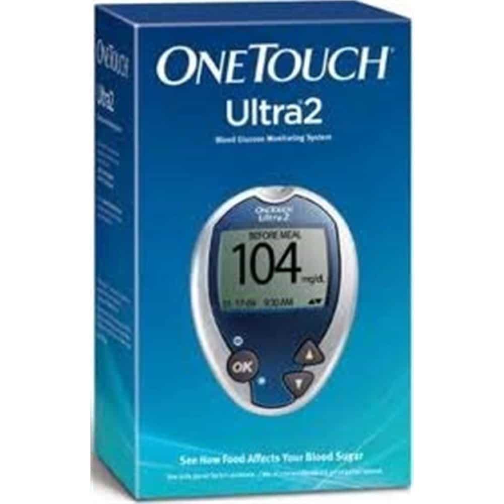 Life Scan OneTouch Ultra 2 Blood Glucose Meter, 5 Seconds 500 Test ...
