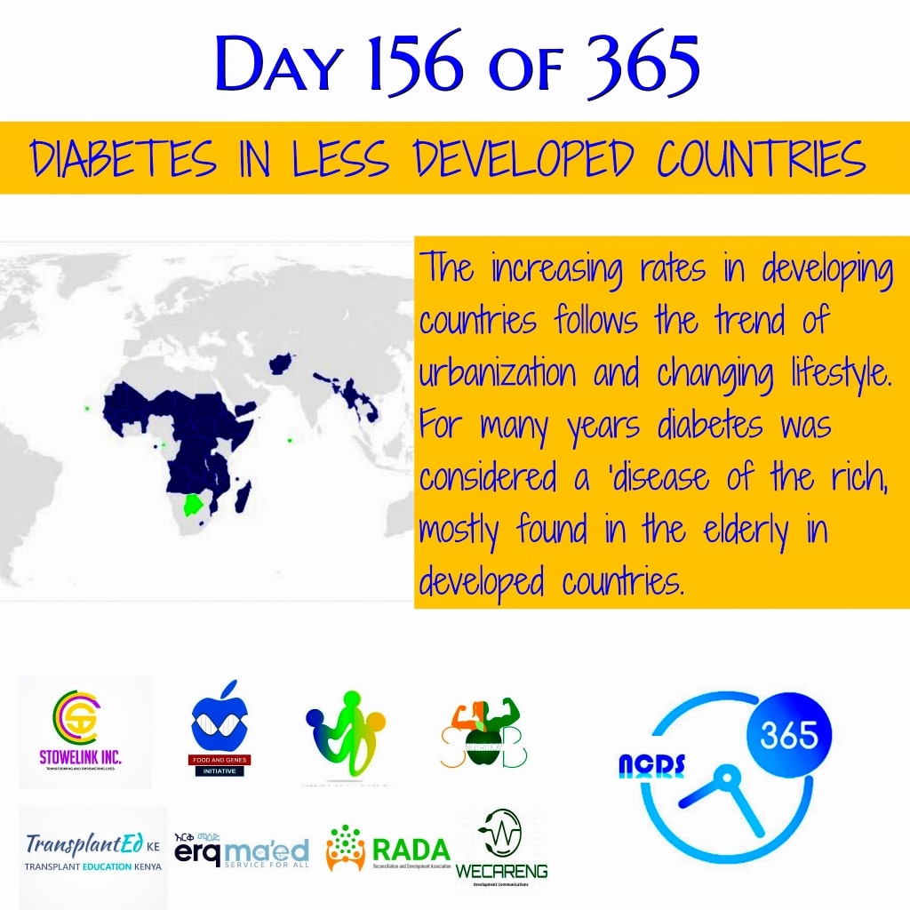 NCDS 365 DAY 153 TO DAY 160:INTRODUCTION TO DIABETES.  Stowelink Inc
