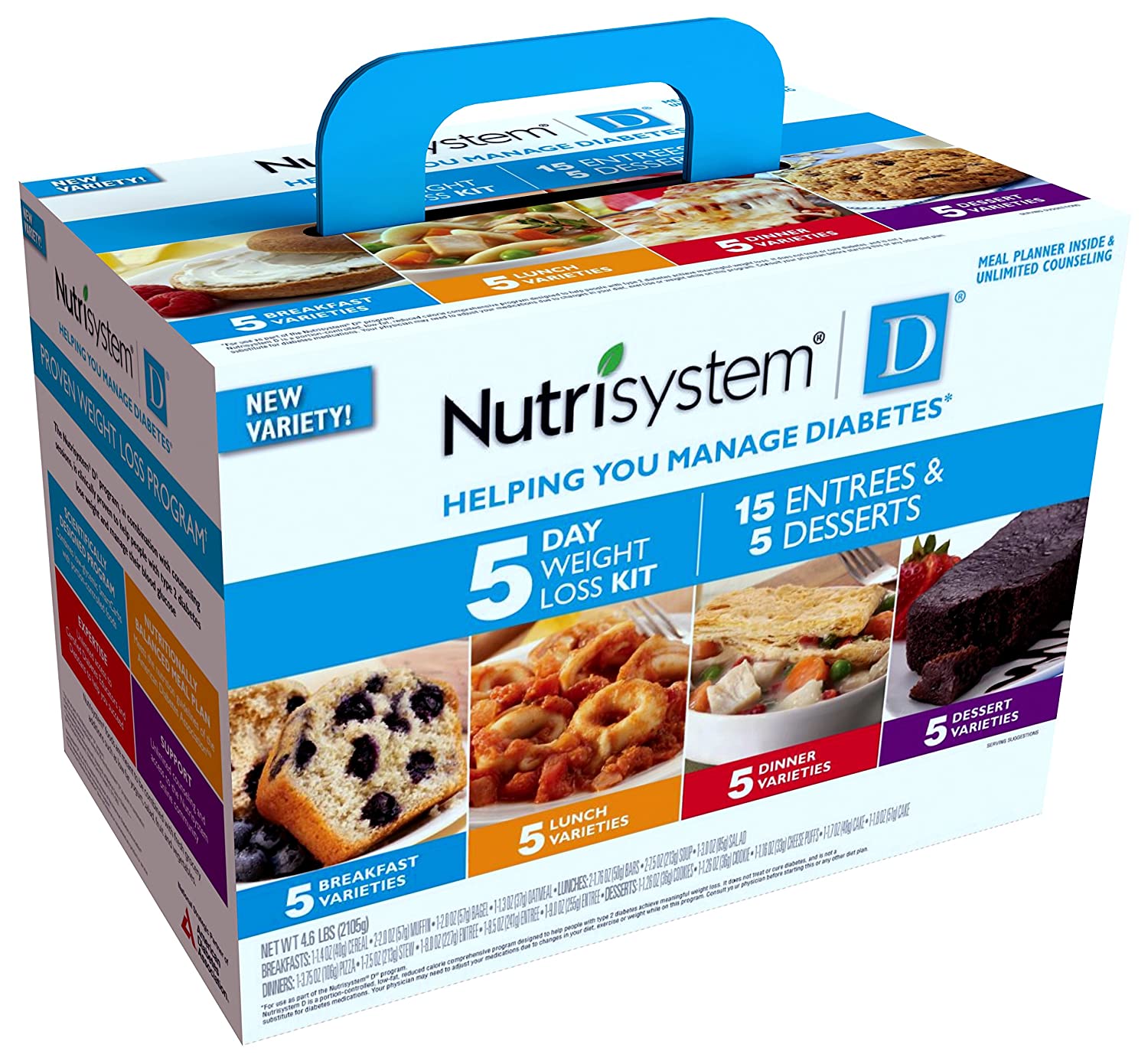 Nutrisystem 5 Day Diabetic Weight Loss Kit