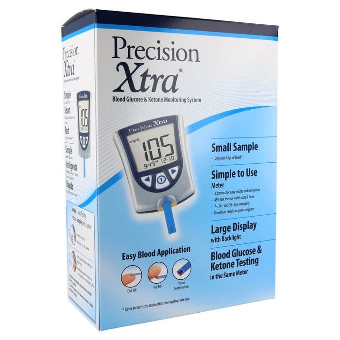 Precision Xtra Blood Glucose &  Ketone Monitoring System
