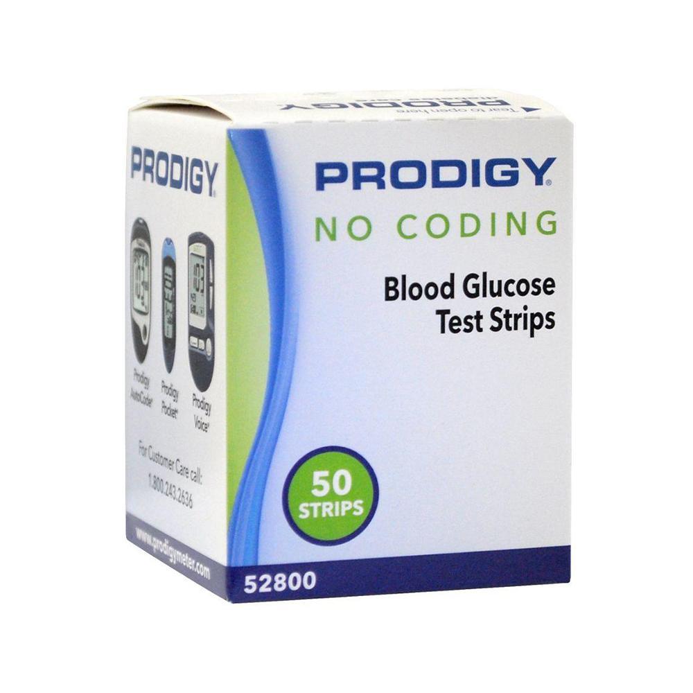 Prodigy Blood Glucose Test Strips 50 ct. â Ample Medical
