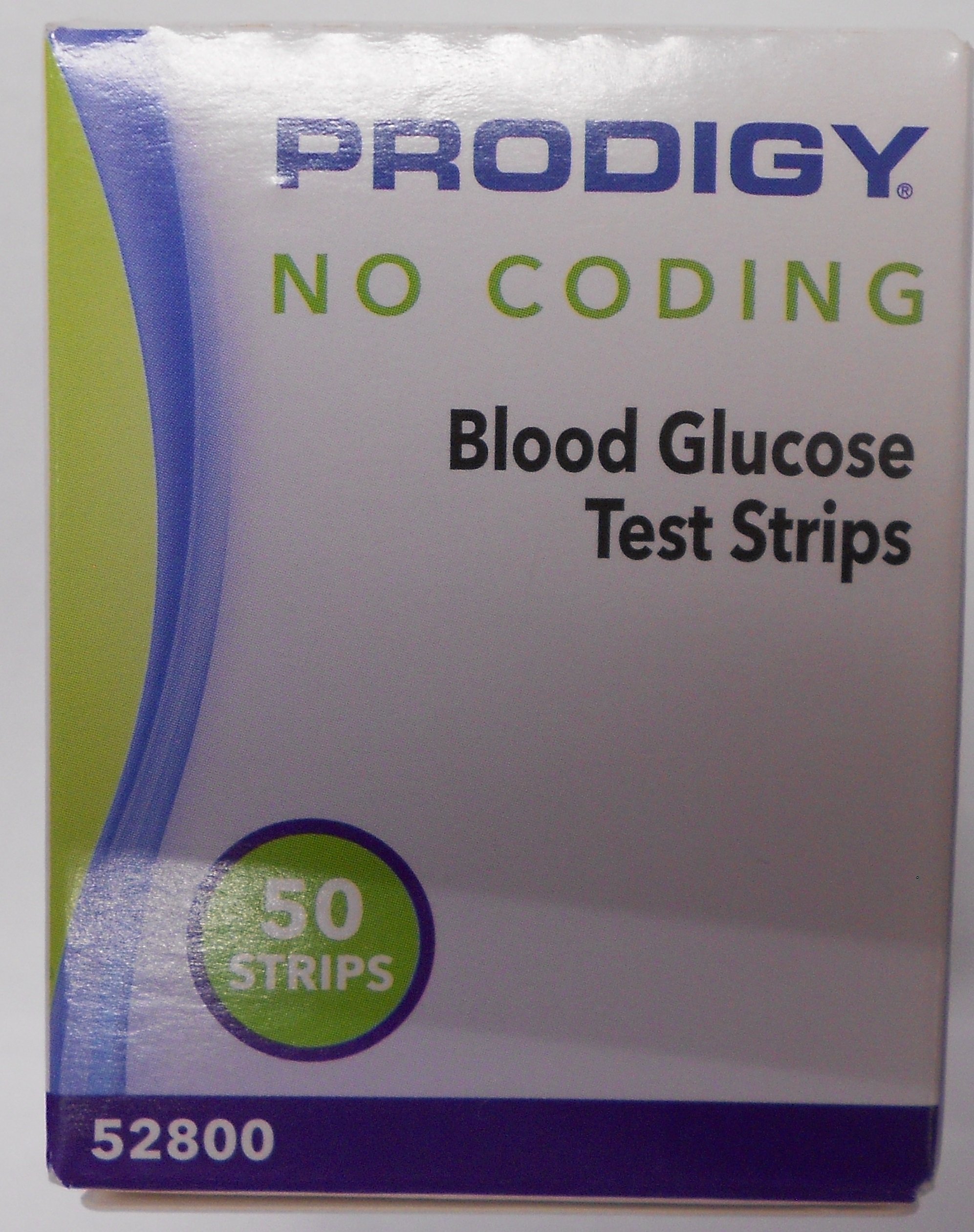 Prodigy No Coding Blood Glucose Test Strips 50/box