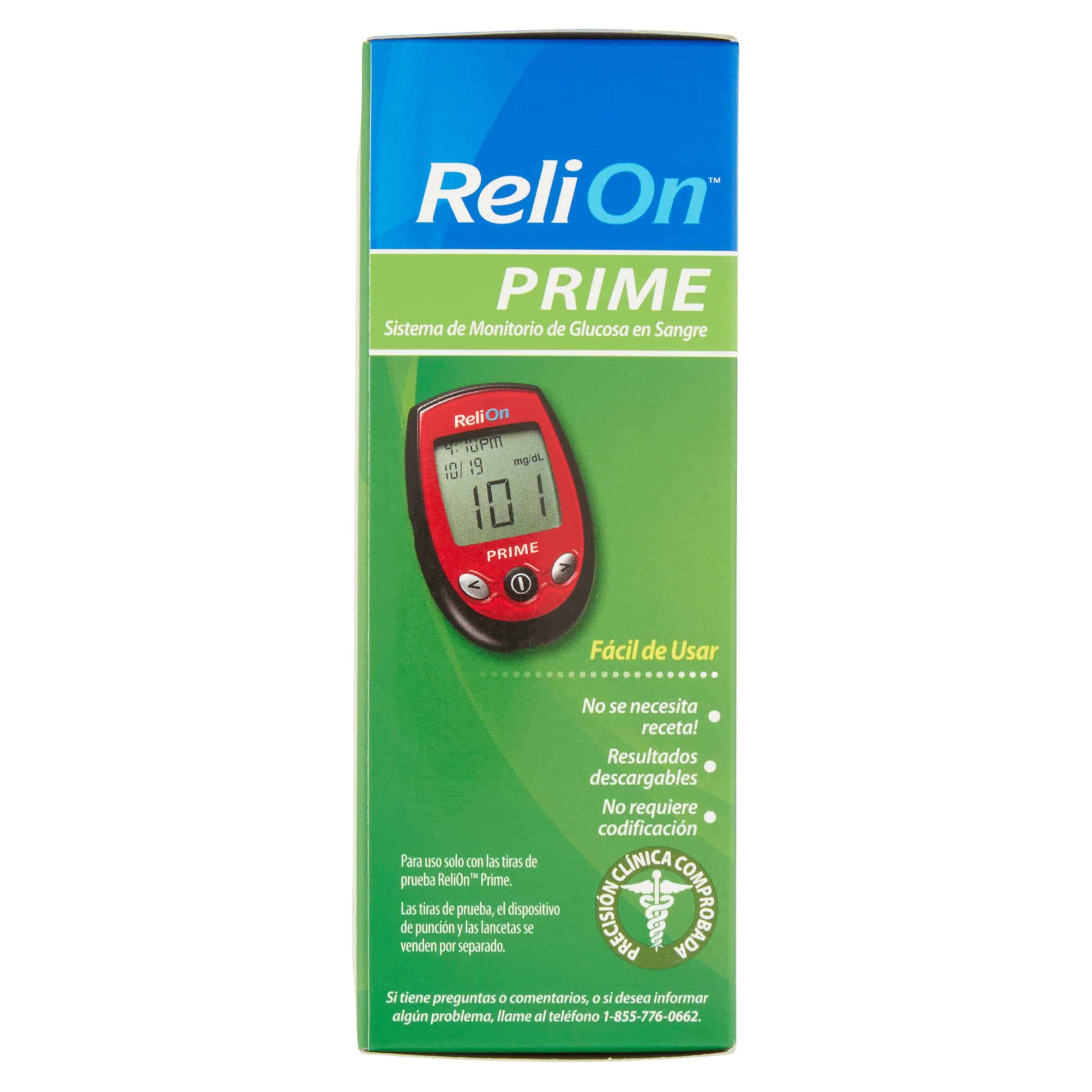 ReliOn Prime Blood Glucose Monitoring System, Red 605388022936