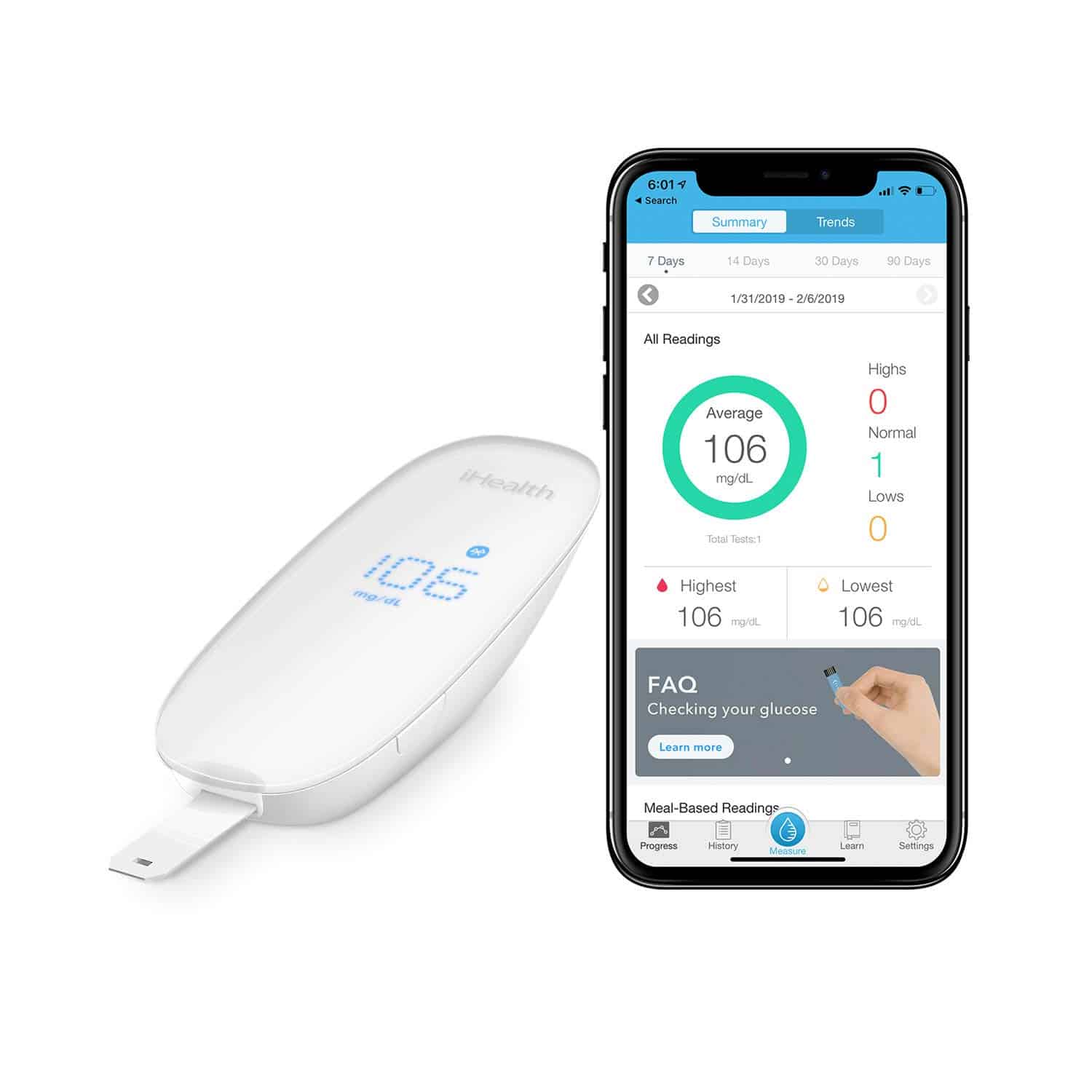 Review of iHealth Wireless Smart Blood Sugar Test Kit for Apple and Android