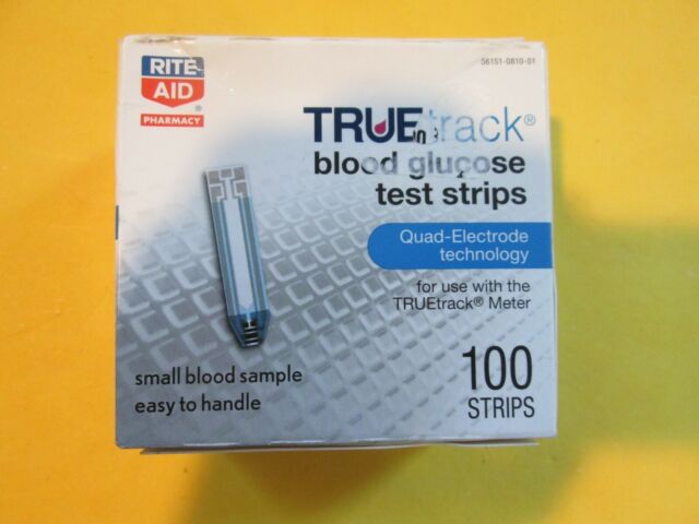 Rite Aid True Track Blood Glucose Test Strips 100 Strips ...