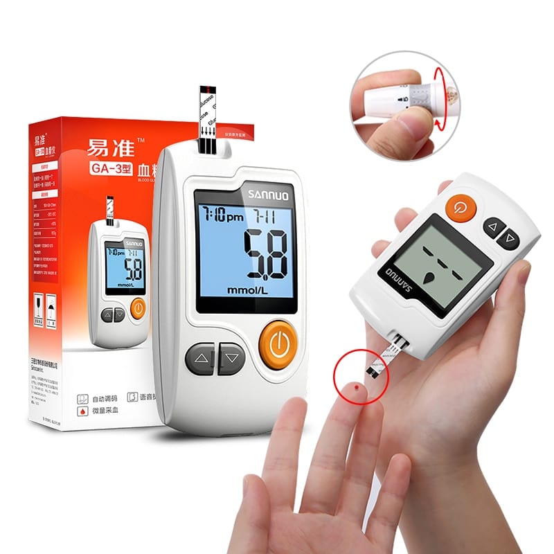 Sannuo Yizhun GA 3 Blood Glucose Meter Medical Device Glucometer Blood ...