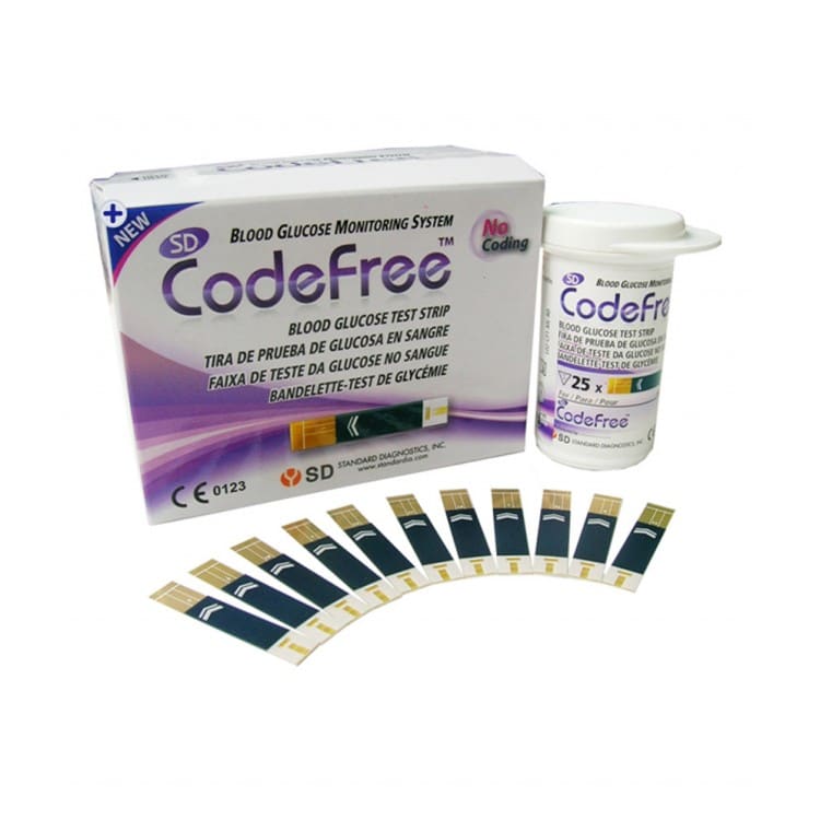 SD CodeFree Blood Glucose Test Strips