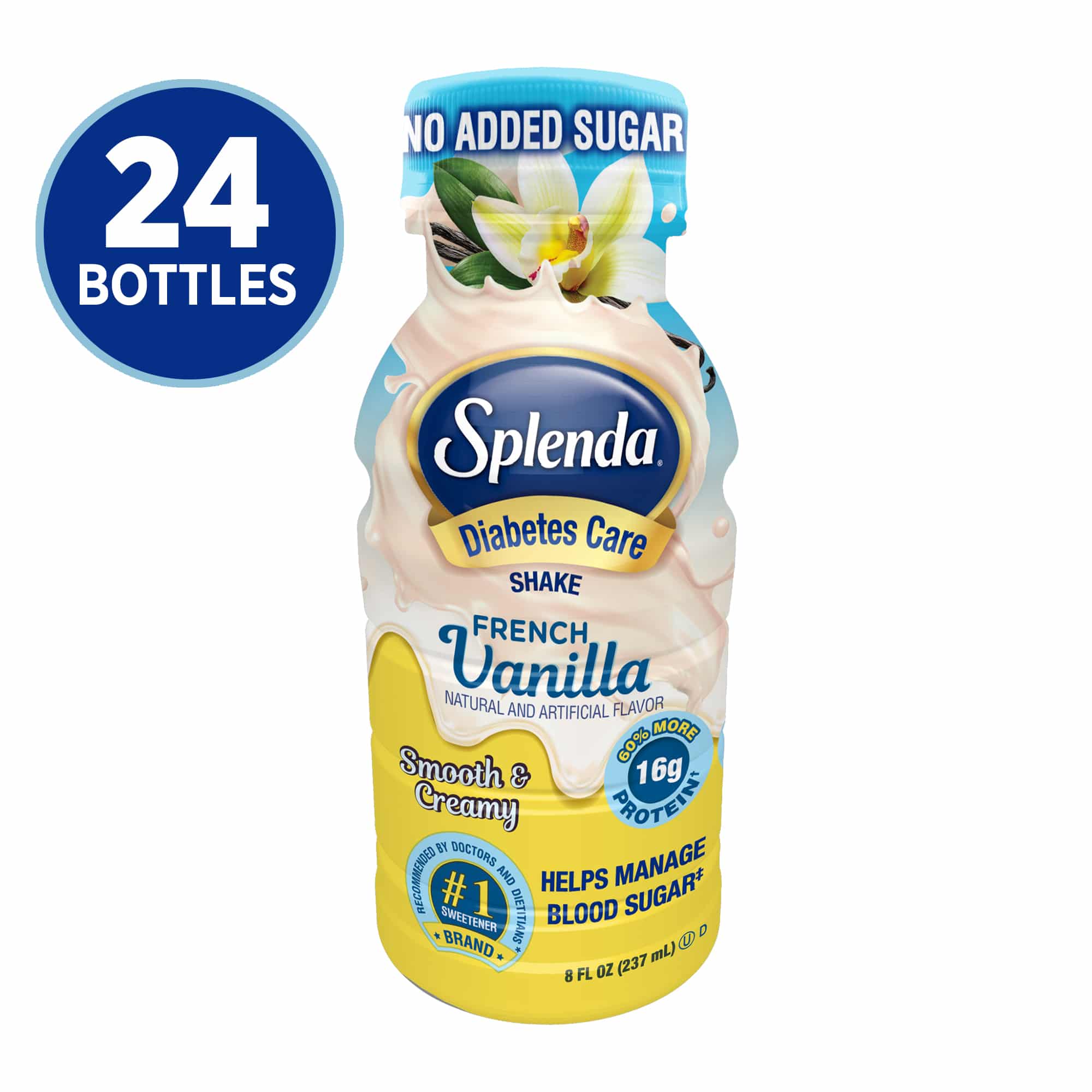 Splenda Diabetes Care Shake 8oz French Vanilla 24ct