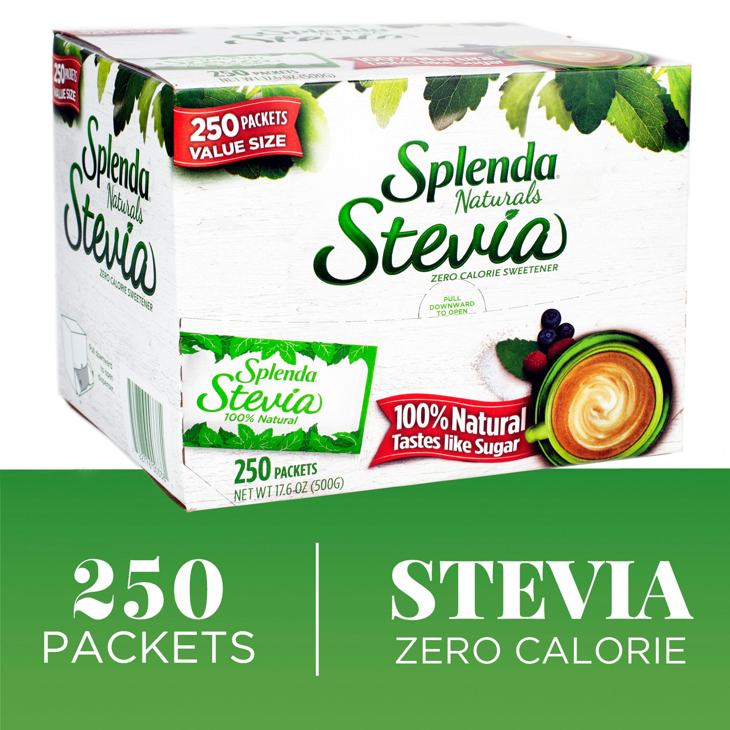 SPLENDA® Naturals Stevia Sweetener, Packets