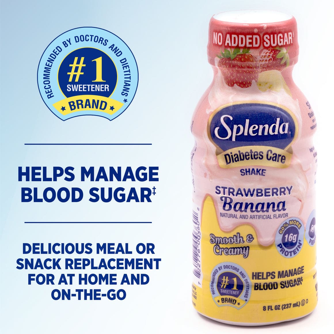 Splenda® Strawberry Banana Diabetes Care Shakes