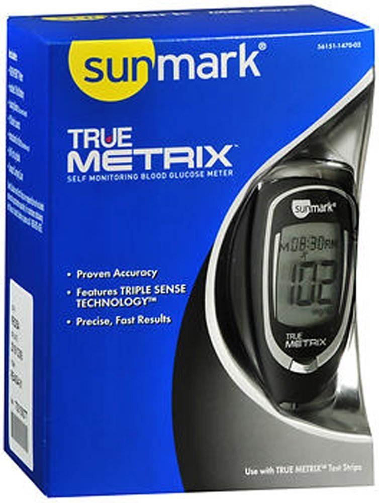 Sunmark True Metrix Self Monitoring Blood Glucose Meter