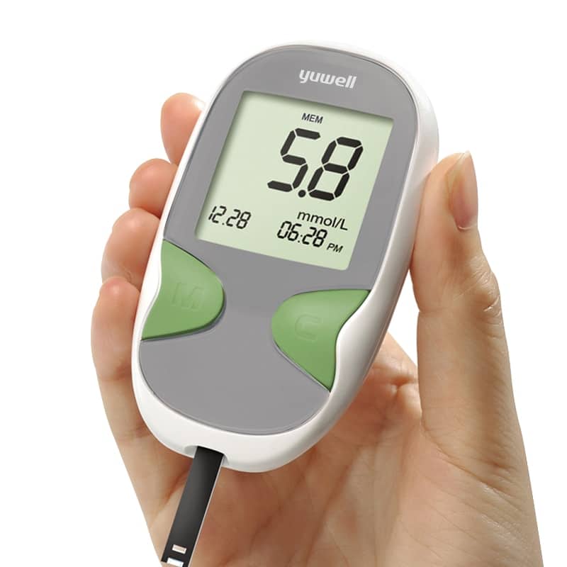 Yuwell Blood Glucose Meter Kit Medical Blood Sugar Diabetic Tester ...